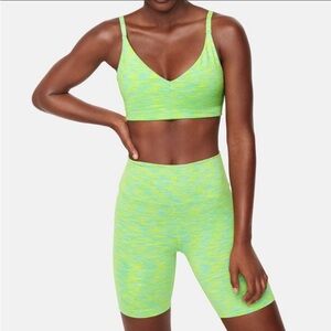 Outdoor Voices freeform flow sports bra in aruba